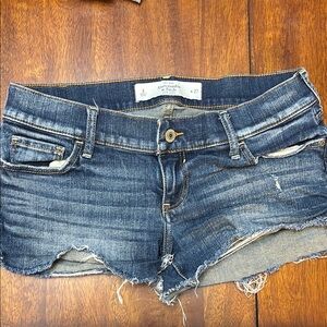 Abercrombie & Fitch Indigo Denim Shorts